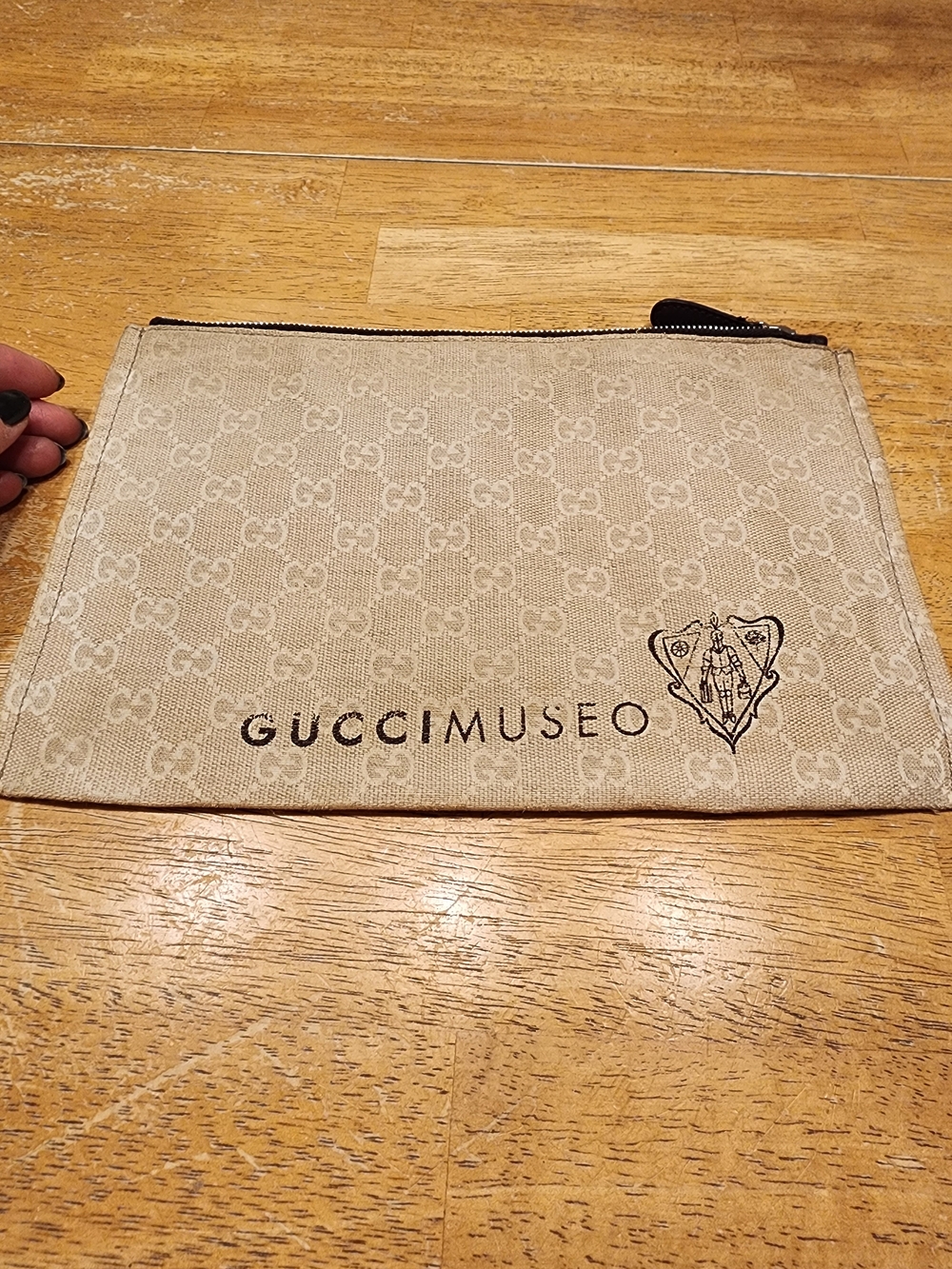 Gucci Museo Limited Edition GG Canvas Pouch